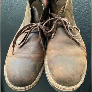 Clarks Men’s Shepton Brown Leather Boots